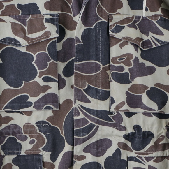 Vintage 80s Hooded Camouflage Hunting Jacket - Picture 4 of 11